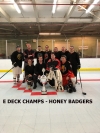 E DECK WINTER 2020 CHAMPIONS - HONEY BADGERS